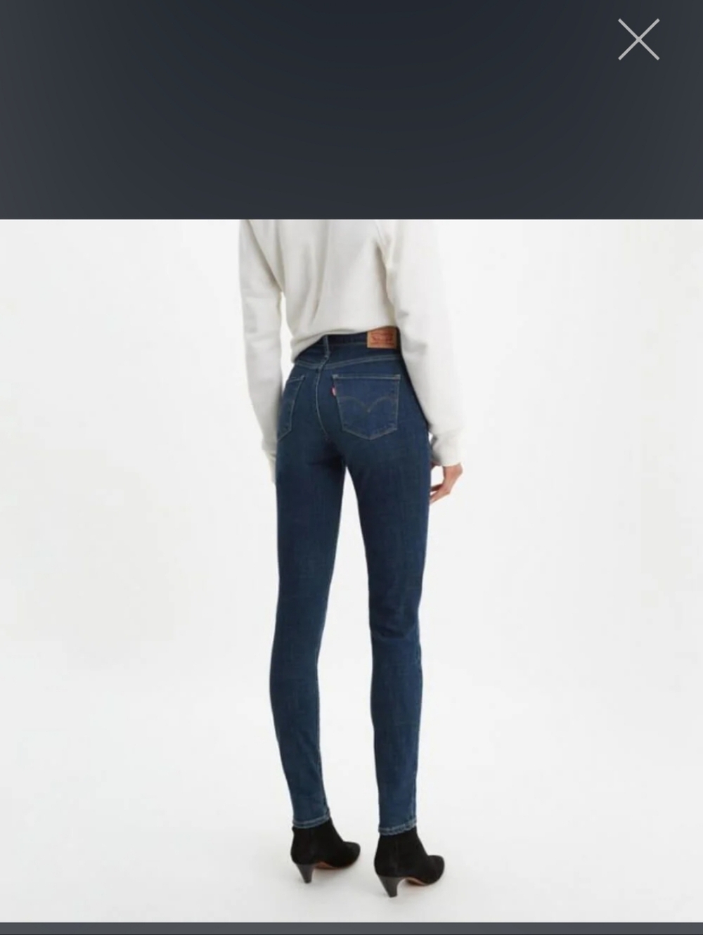 Levi's Dark Blue Skinny Jeans